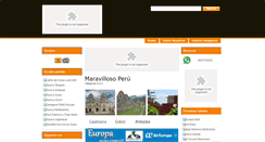 Desktop Screenshot of perudestino.com